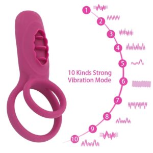 Anillo Vibrador Recargable con Control