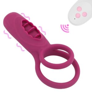 Anillo Vibrador Recargable con Control