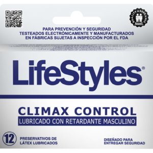 Lifestyles Preservativos Climax Control x 12 unidades