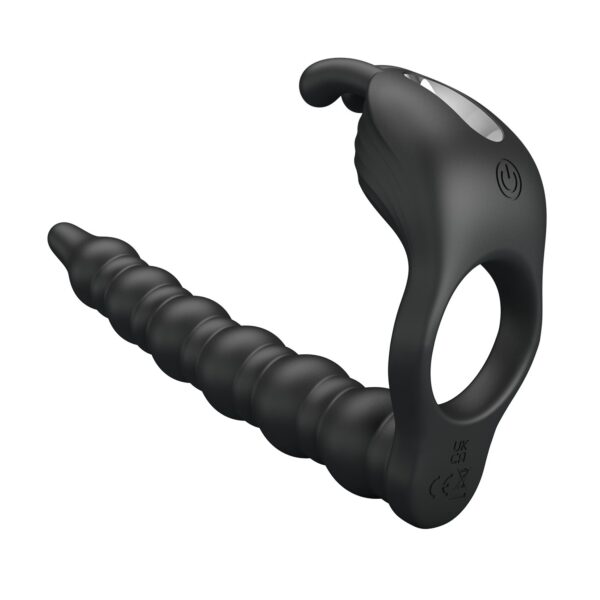 Anillo Vibrador Doble Penetración con Estimulación de Clítoris - Imagen 5