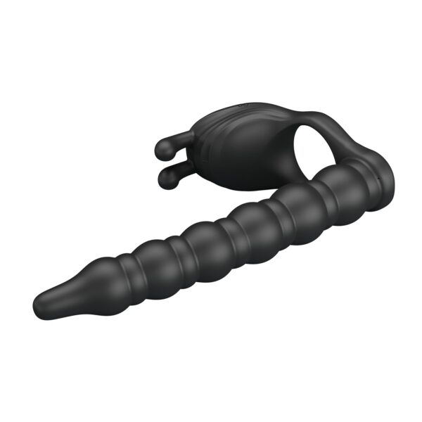 Anillo Vibrador Doble Penetración con Estimulación de Clítoris - Imagen 7