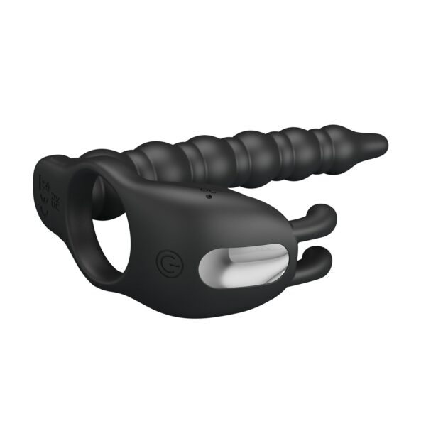 Anillo Vibrador Doble Penetración con Estimulación de Clítoris - Imagen 8