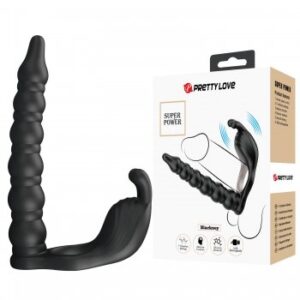 Anillo Vibrador Doble Penetración con Estimulación de Clítoris